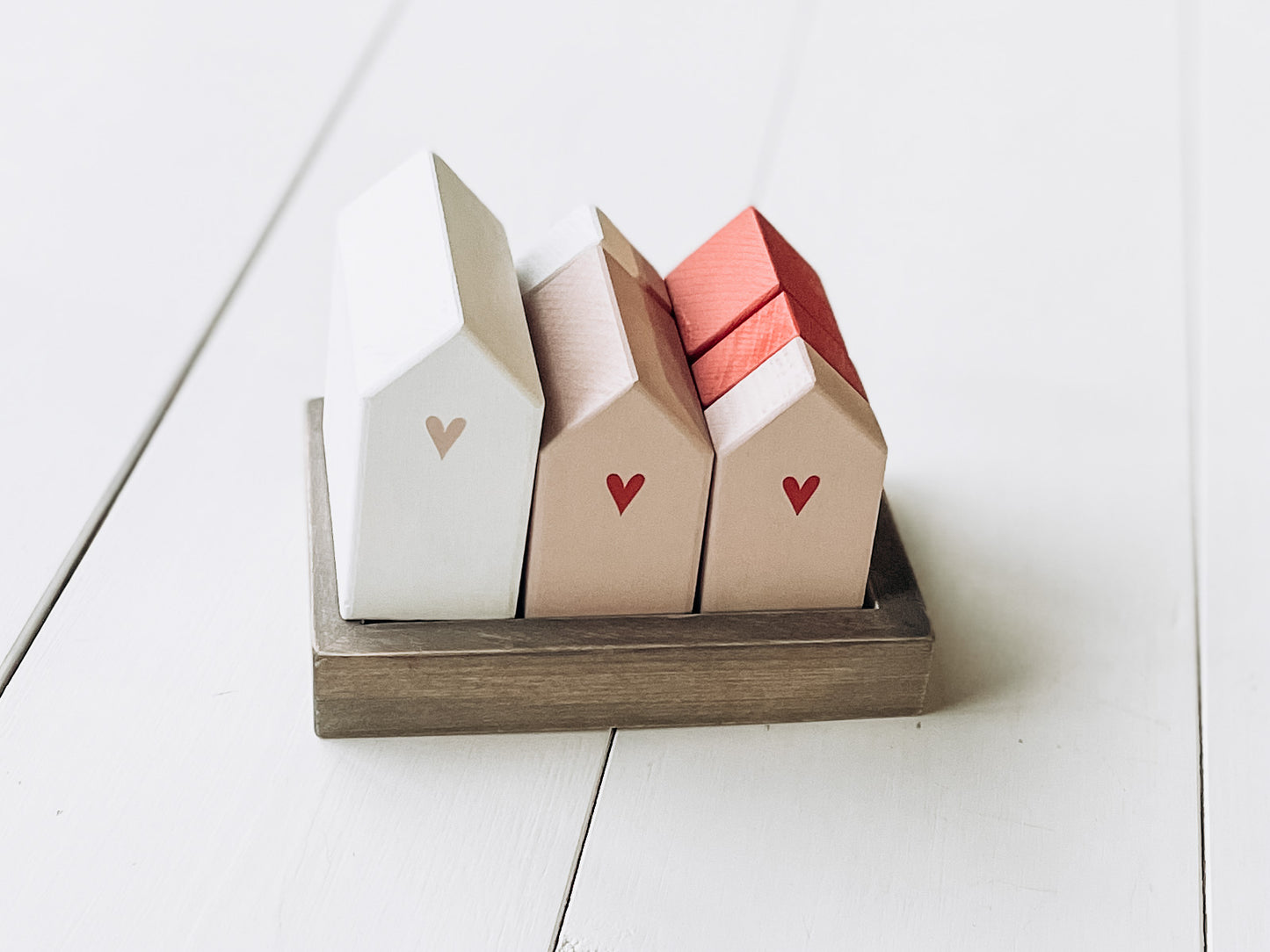 Mini Heart House Set of 6 - Homeworks Etc ®