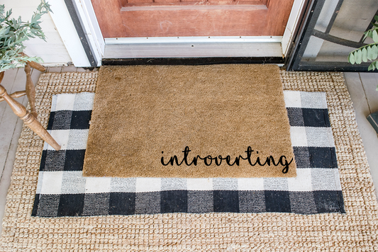 Introverting DIY Doormat | DIY Kit - Homeworks Etc ®