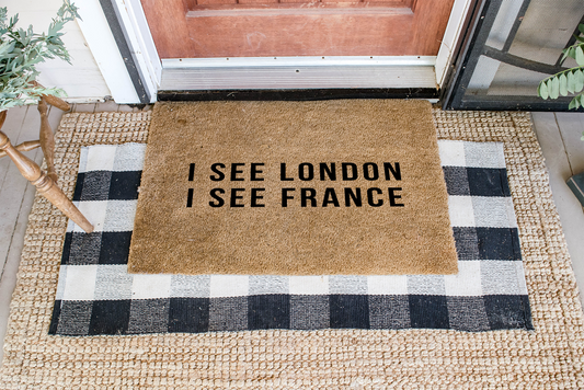 I See London I See France DIY Doormat | DIY Kit - Homeworks Etc ®