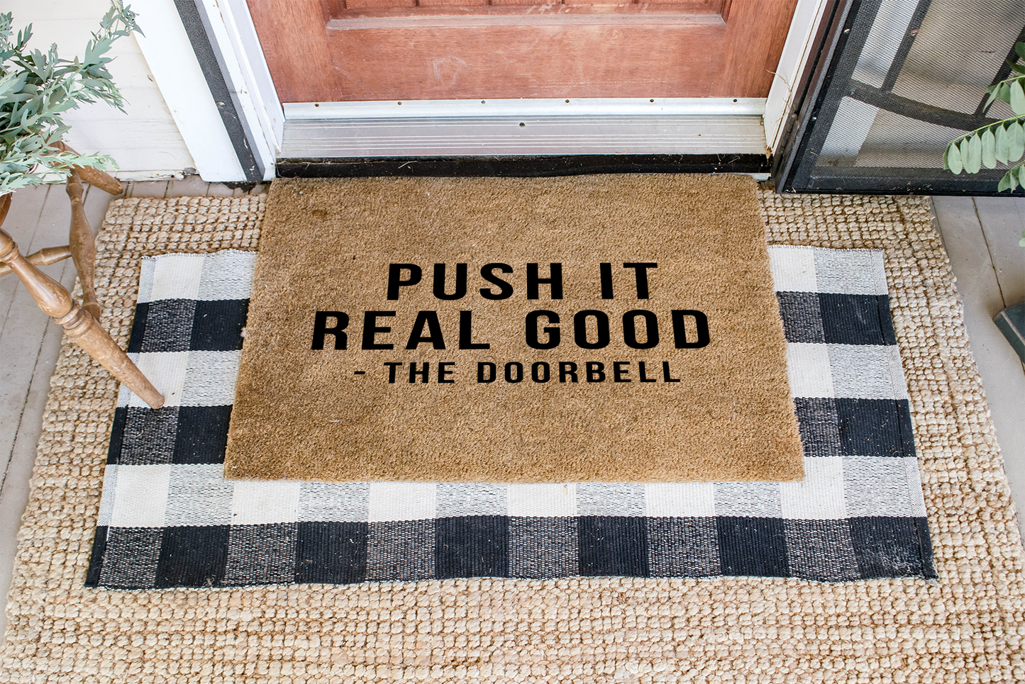 Push it Real Good - The Doorbell DIY Doormat | DIY Kit - Homeworks Etc ®