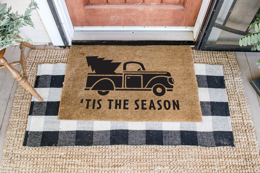 'Tis the Season w/ Truck DIY Doormat | DIY Kit - Homeworks Etc ®