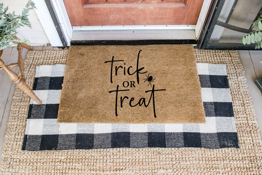 Trick or Treat DIY Doormat | DIY Kit - Homeworks Etc ®