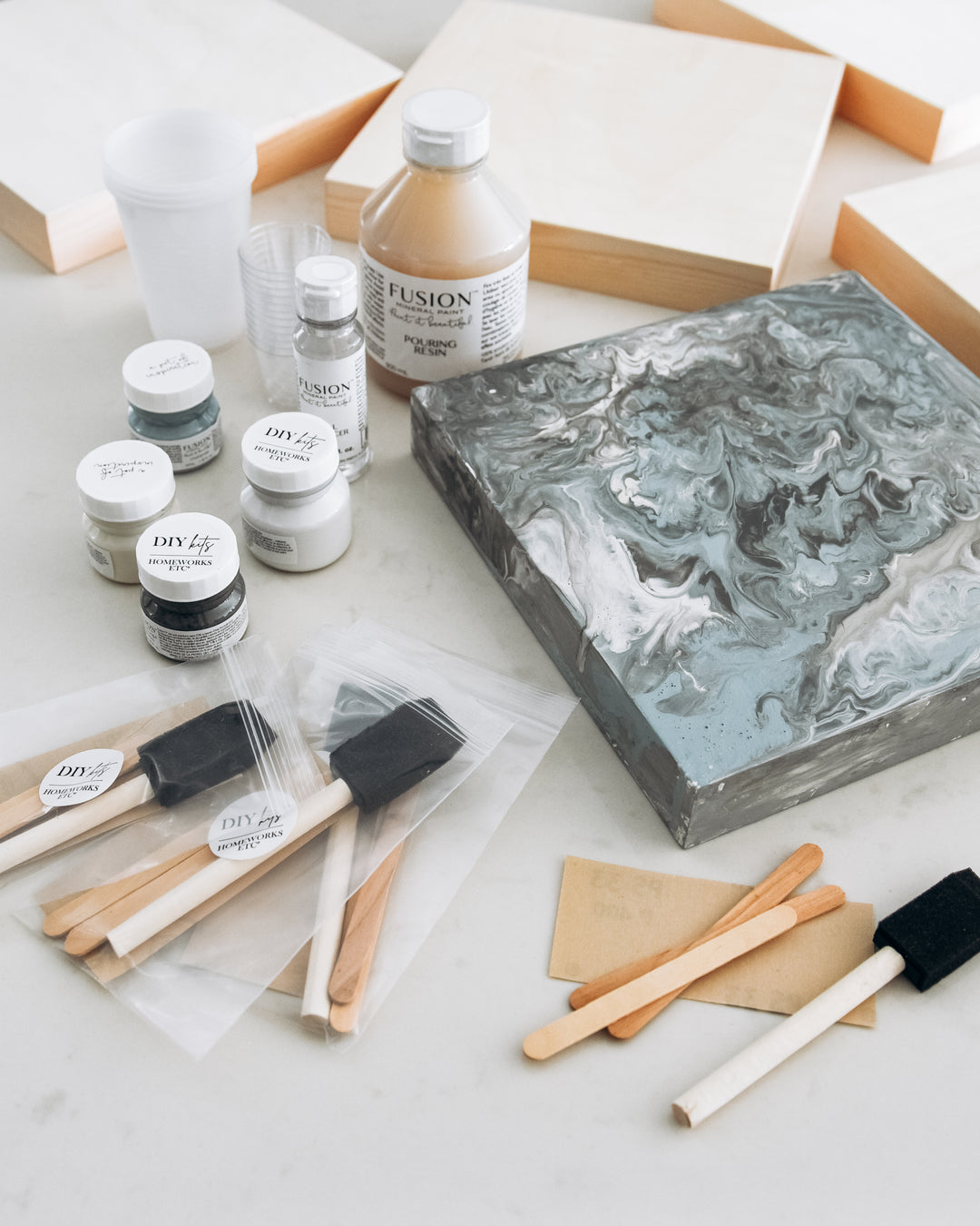 Resin Pour kit | Create At Home DIY Kits - Homeworks Etc ®