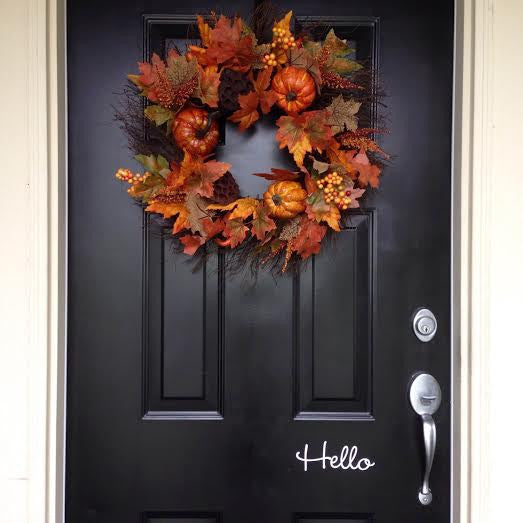 Hello Door Decal Sticker - Homeworks Etc ®