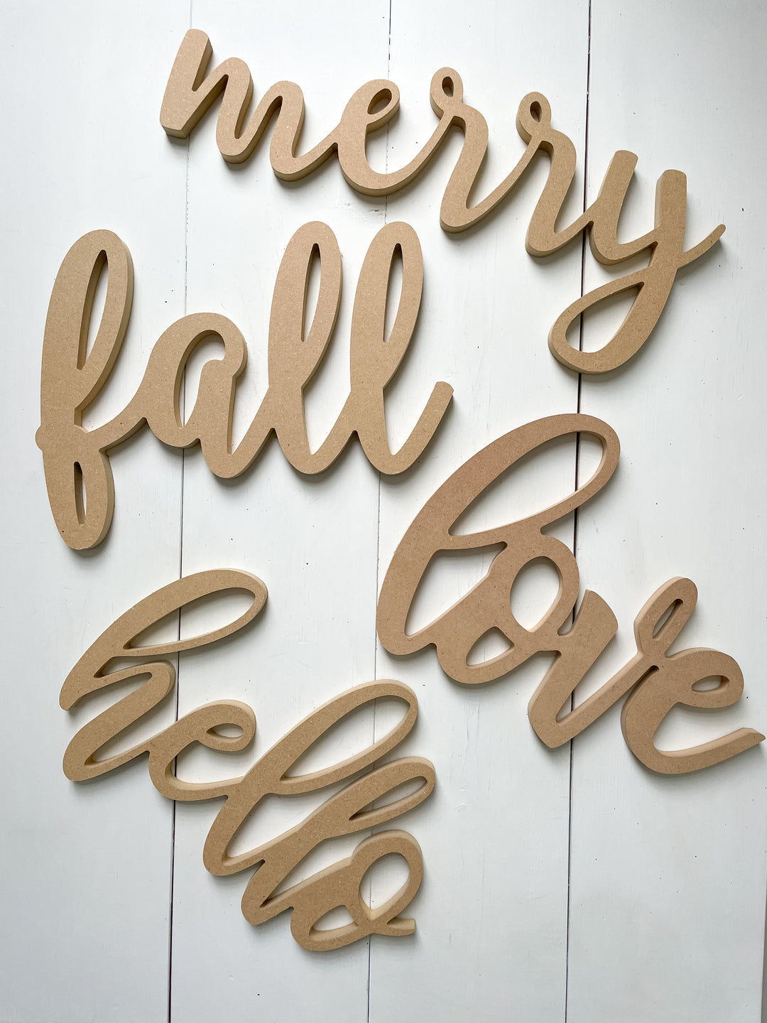 Wood Hello Cut Out - Homeworks Etc ®