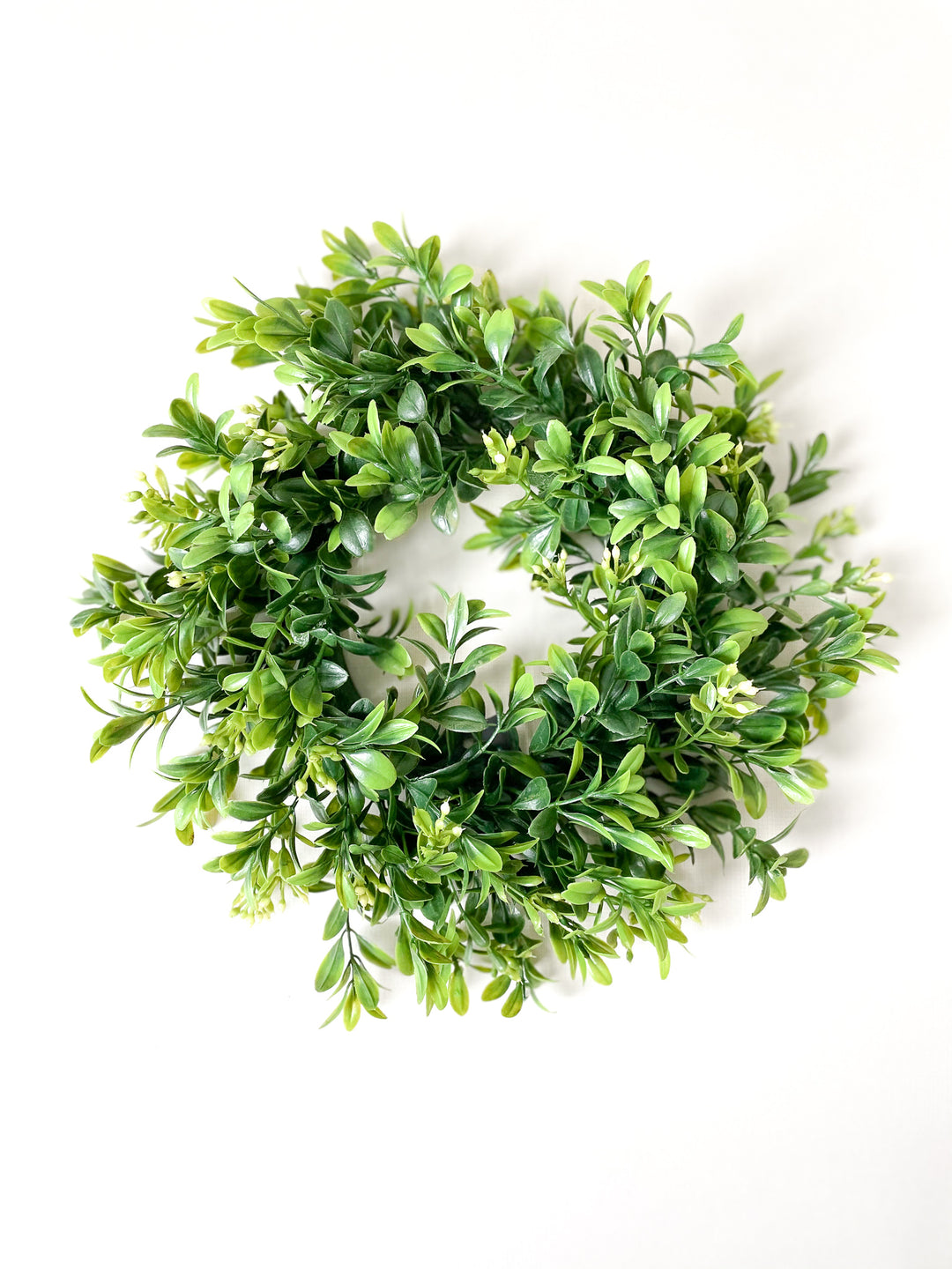 Boxwood Wreath Accent (4.5 inches) - Homeworks Etc ®