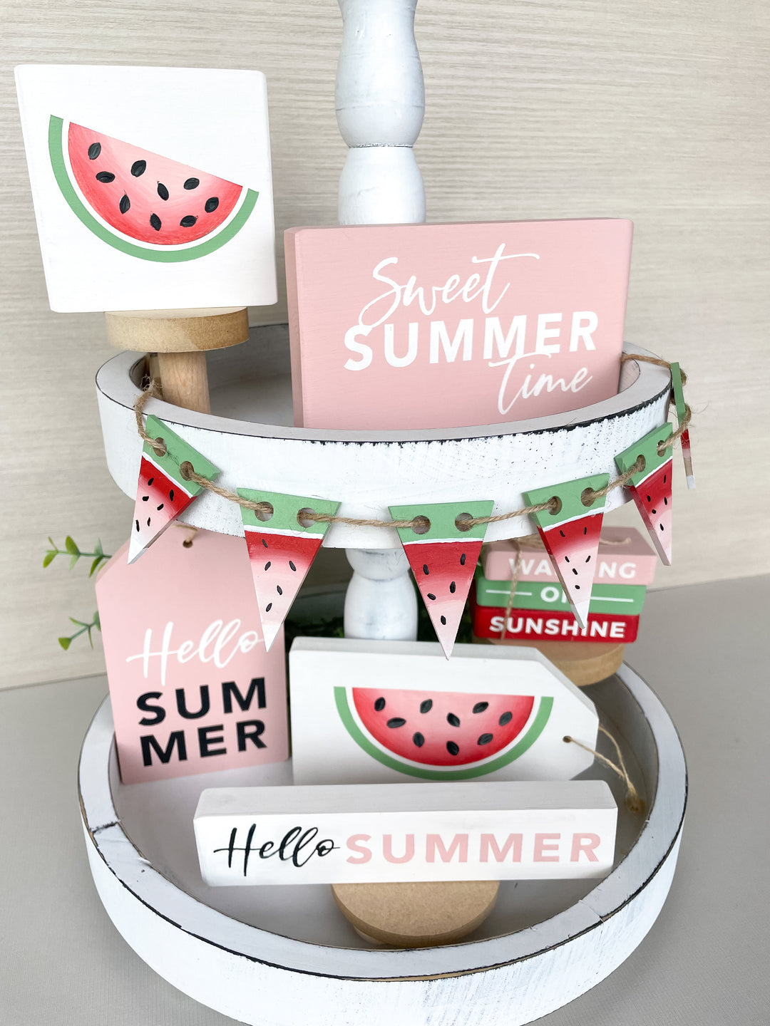 Watermelon DELUXE Tiered Tray DIY BOX - Homeworks Etc ®