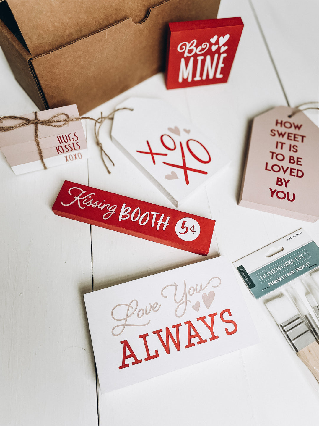 DIY Valentines Tiered Tray Decor | DIY Kit - Homeworks Etc ®