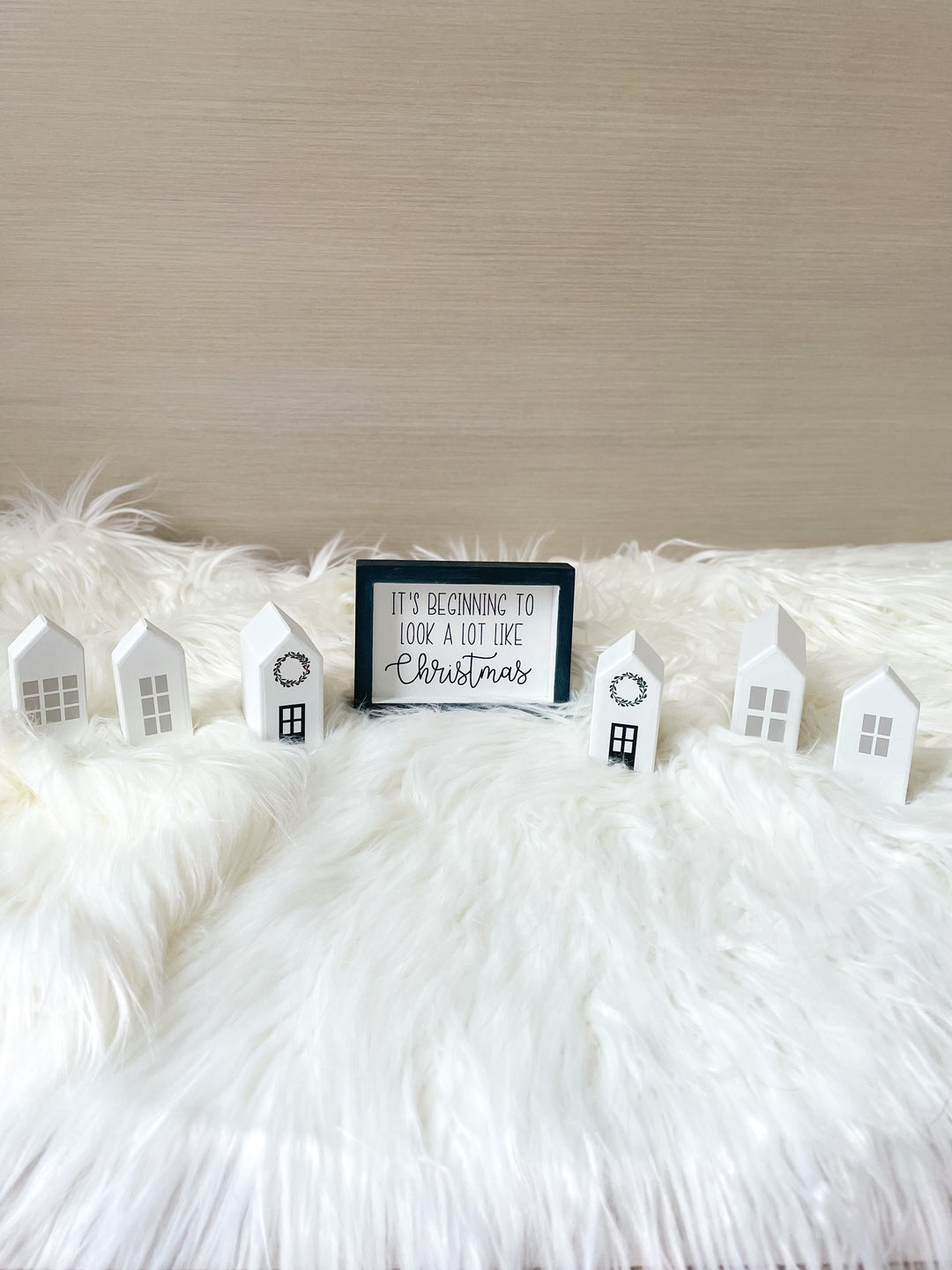 DIY Christmas Village Set (6 house blocks) - Homeworks Etc ®
