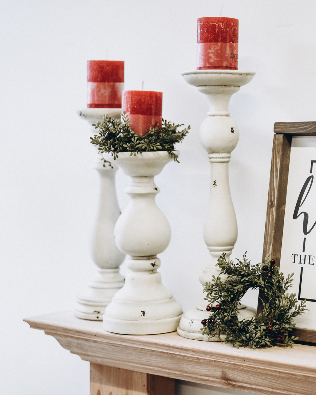 Small Pillar Candle | Deep Red - Homeworks Etc ®